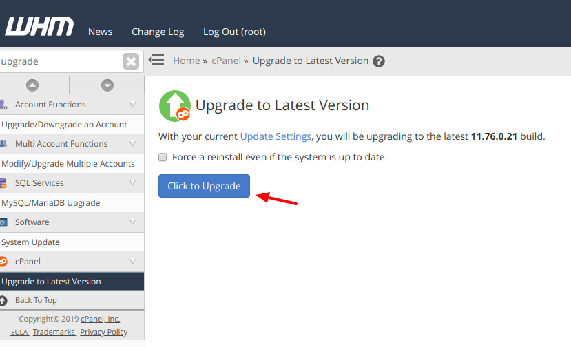 WHM  sbr1  Upgrade to Latest Version   76 0 21.png