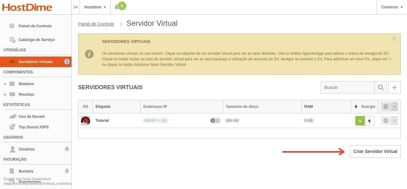 Screenshot of HostDime Cloud Portal › Servidores Virtuais (1).jpg